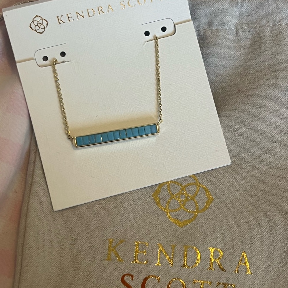 Kendra Scott Jack Short Pendant in Teal